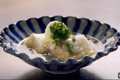 鱧と松茸の清汁仕立て