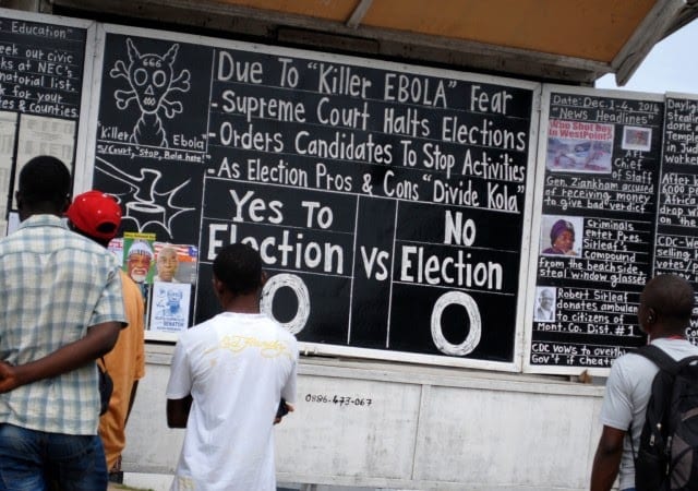 Opinion Elections And Covid 19 What We Learned From Ebola Devex