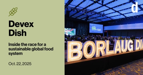 Devex Dish: It’s prize time in the food space