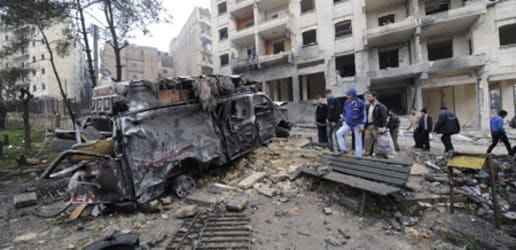 Syria's Aleppo region sees more violence, aid pledges