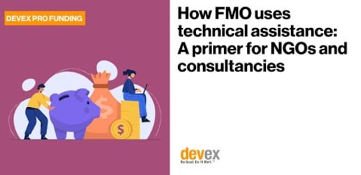 How to engage with FMO on technical assistance