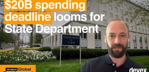 State Department faces $20B spending deadline as fiscal year end looms