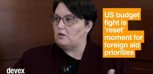 US budget fight is ‘reset’ moment for foreign aid priorities