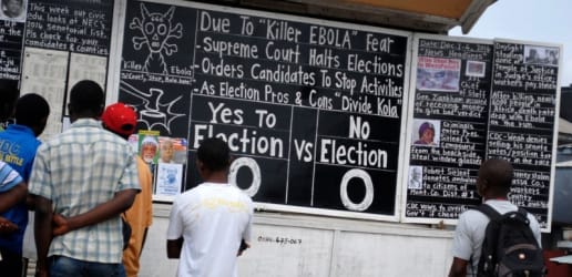 Opinion: Elections and COVID-19 — what we learned from Ebola