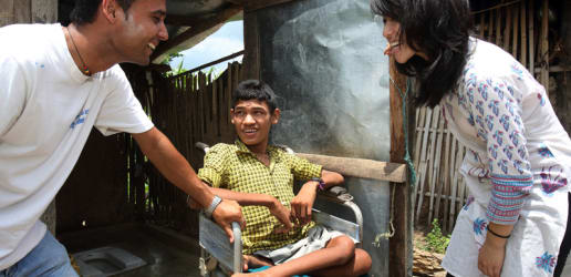 Going mainstream in including disabled people in development