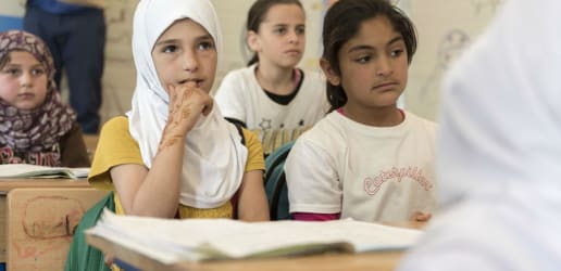 A push for education and livelihoods for refugees in Jordan