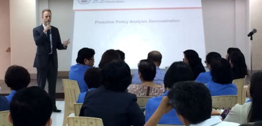 Development done differently: Making better decisions with proactive policy analysis