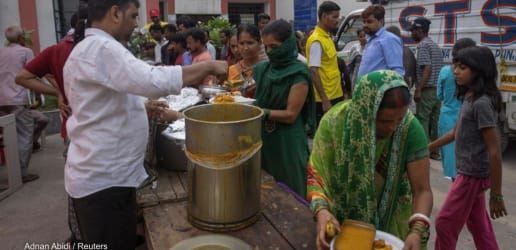 Banking on food waste to help India feed struggling families
