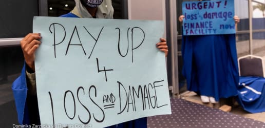 ‘Significant gulfs’ remain after meeting for loss and damage fund