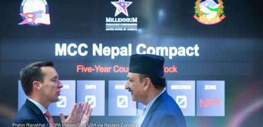 With MCC compact, 'the world is no longer leaving Nepal alone'