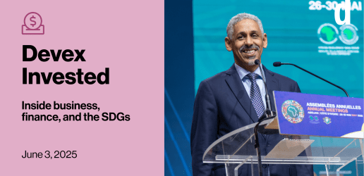 Devex Invested: African Development Bank gets ready for Sidi Ould Tah