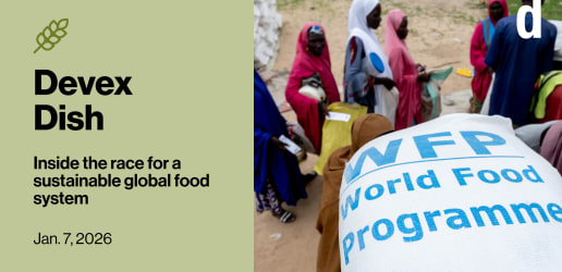 Devex Dish: What’s on the menu for food systems in 2026