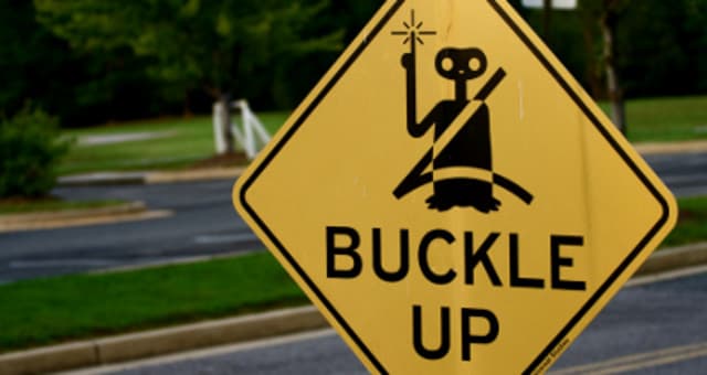 Buckle up sign outlet