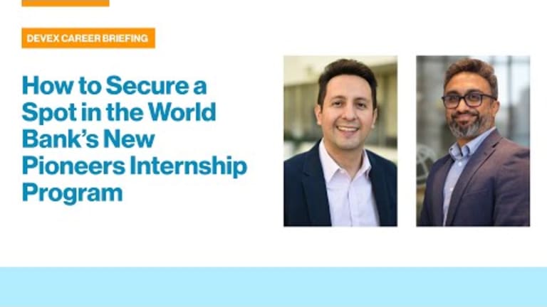 Related Stories - What would-be interns need to know about the World Bank’s new program