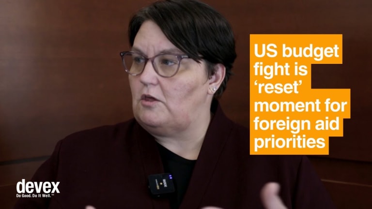 Related Stories - US budget fight is ‘reset’ moment for foreign aid priorities