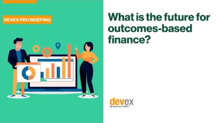 What is outcomes-based finance — and where does it go next?