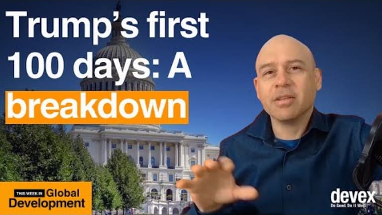 How the first 100 days of Trump's presidency impacted global development?