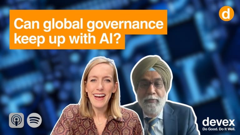 Related Stories - UN tech envoy talks AI governance and the private sector 