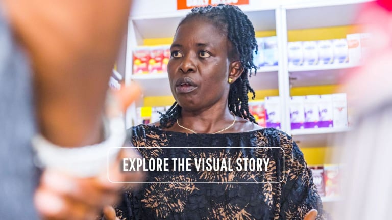 Supporting local medicine shop owners in Nigeria to help achieve UHC