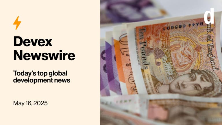Devex Newswire: UK aid pledge under review