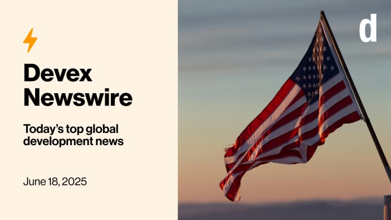 Devex Newswire: US says ‘no thanks’ to global development deal