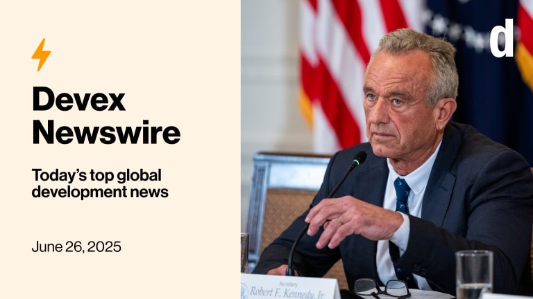 Devex Newswire: Gavi gets zilch from the Trump administration