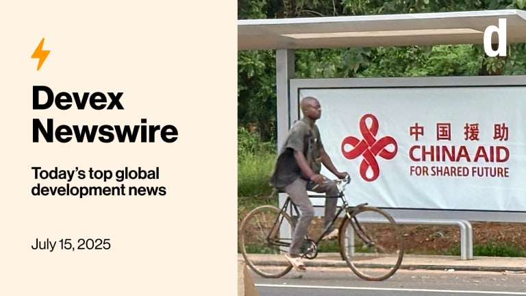 Devex Newswire: Are US aid cuts a perfect opening for China?