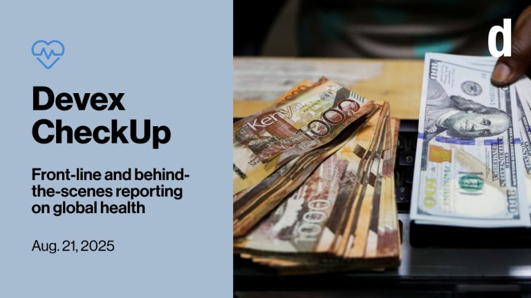 Devex CheckUp: There are many global health challenges, but funding is the biggest