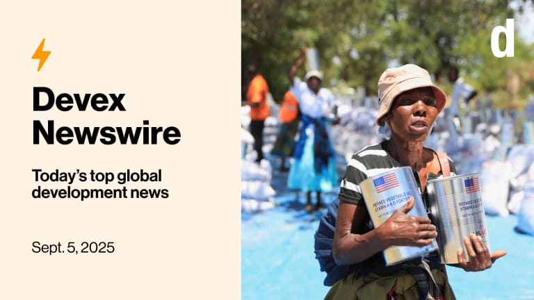 Devex Newswire: On the ground with children affected by US aid cuts