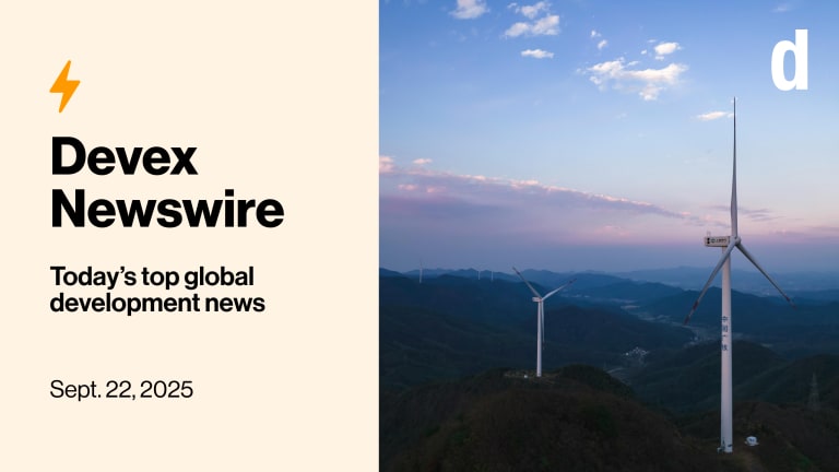 Devex Newswire: Between UNGA and Climate Week, the pressure is on