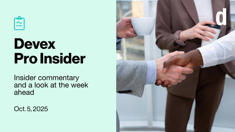 Devex Pro Insider: Personal reflections on sometimes-impersonal gatherings