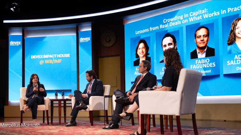 How private investors want to engage with development finance