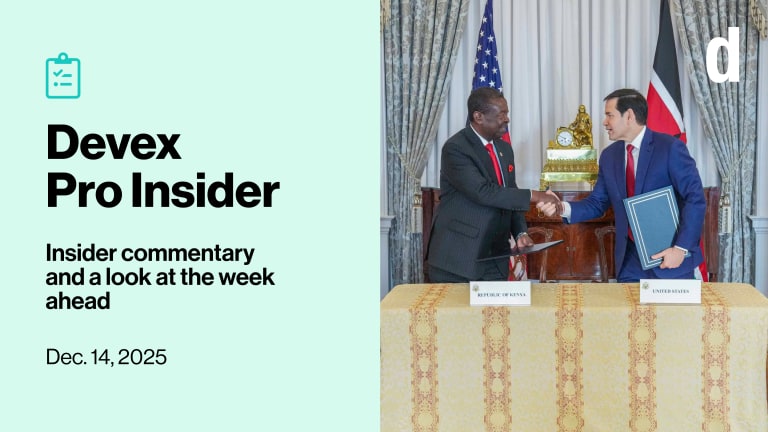 Related Stories - Devex Pro Insider: 'America First' goes fast and furious on global health