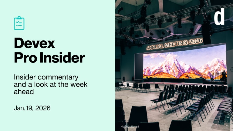 Related Stories - Devex Pro Insider: Power on display in Davos, but does dialogue wield any of it?