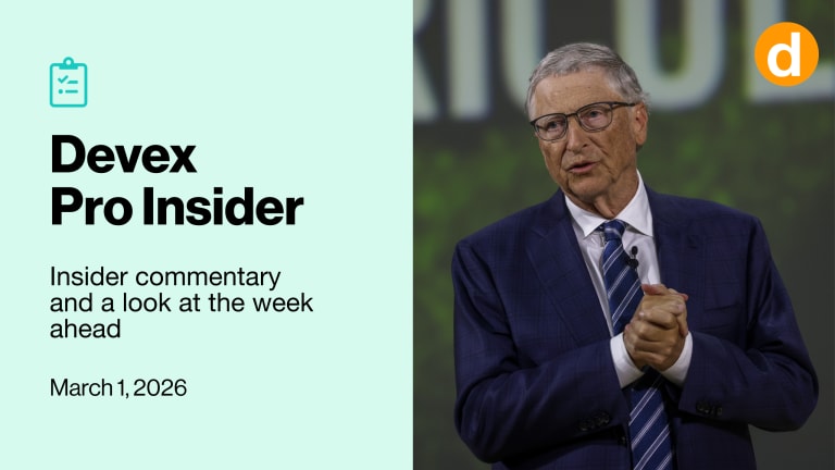 Related Stories - Devex Pro Insider: When philanthropy becomes the crisis