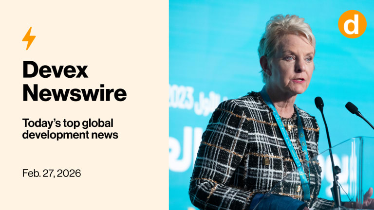 Related Stories - Devex Newswire: Cindy McCain to leave World Food Programme early