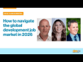 How to navigate the global development job market in 2026