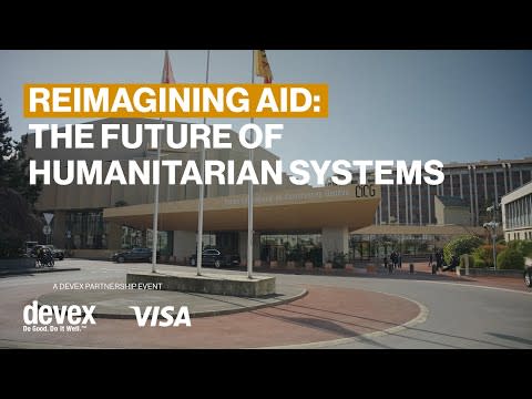 Reimagining aid: The future of humanitarian systems
