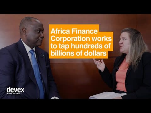 Africa Finance Corporation works to tap hundreds of billions of dollars