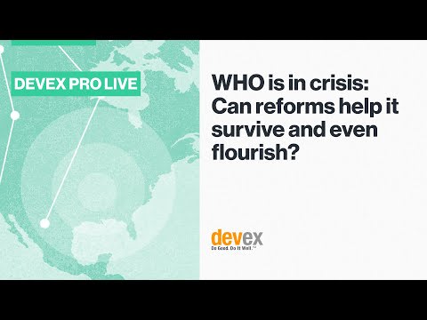 As WHO lays off staff, why is transparency more crucial than ever?