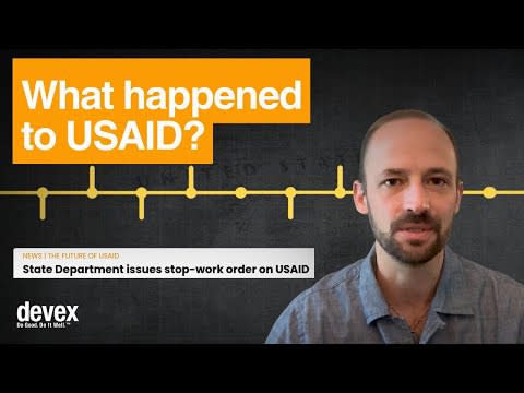 The unraveling of US foreign aid