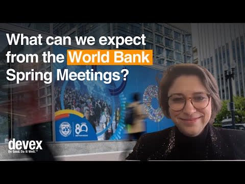 What can we expect from the World Bank Spring Meetings?