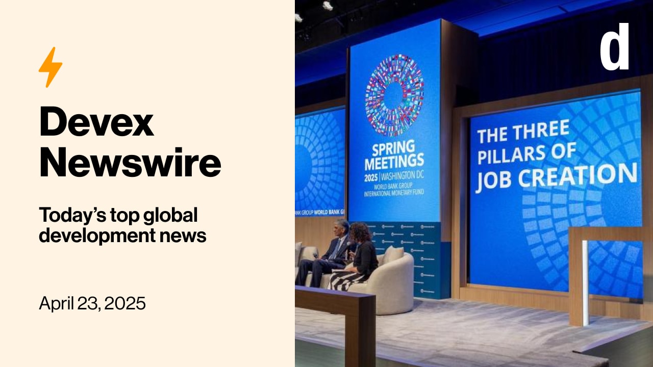 Devex Newswire: At the World Bank, ‘jobs’ is the magic word 