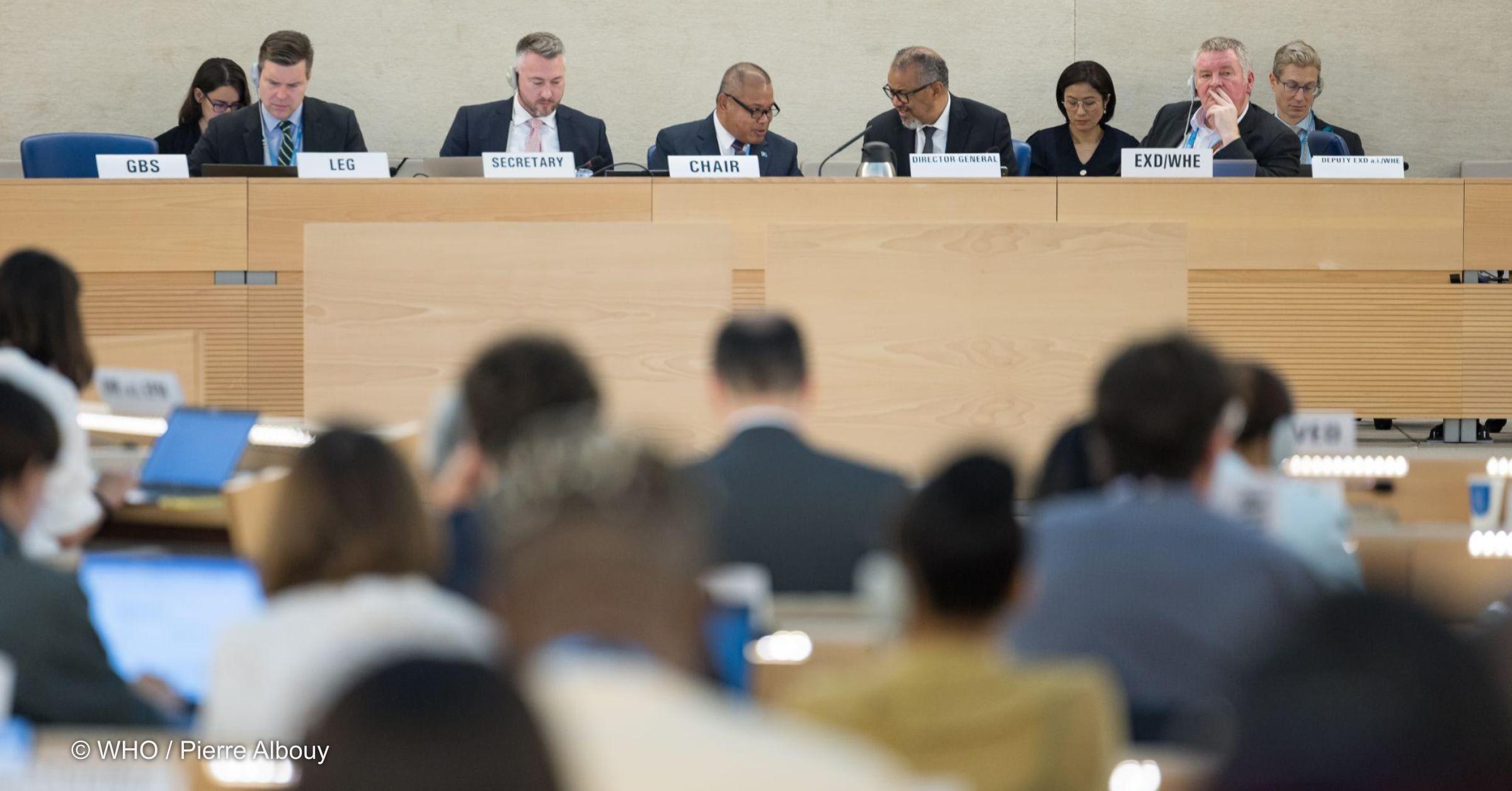 NGOs ask Tedros to reject Argentina's move to withdraw from WHO