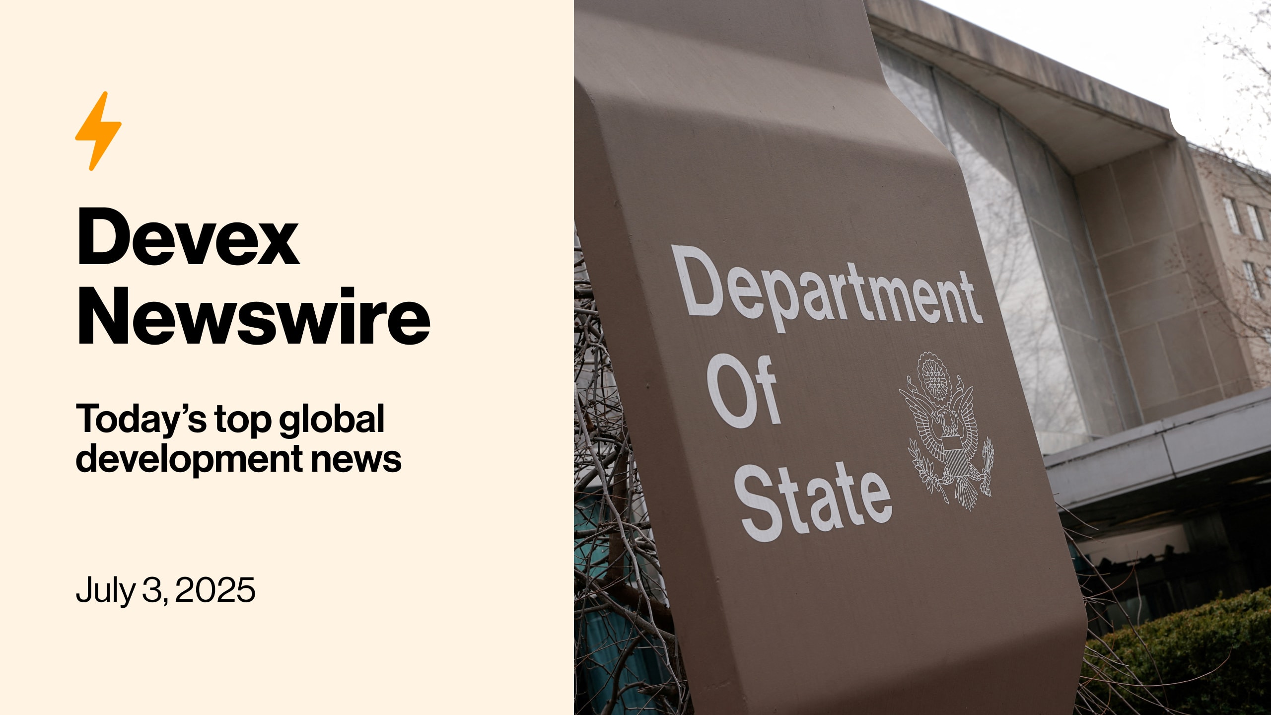 Devex Newswire: The marriage between State and USAID is official. Now what?