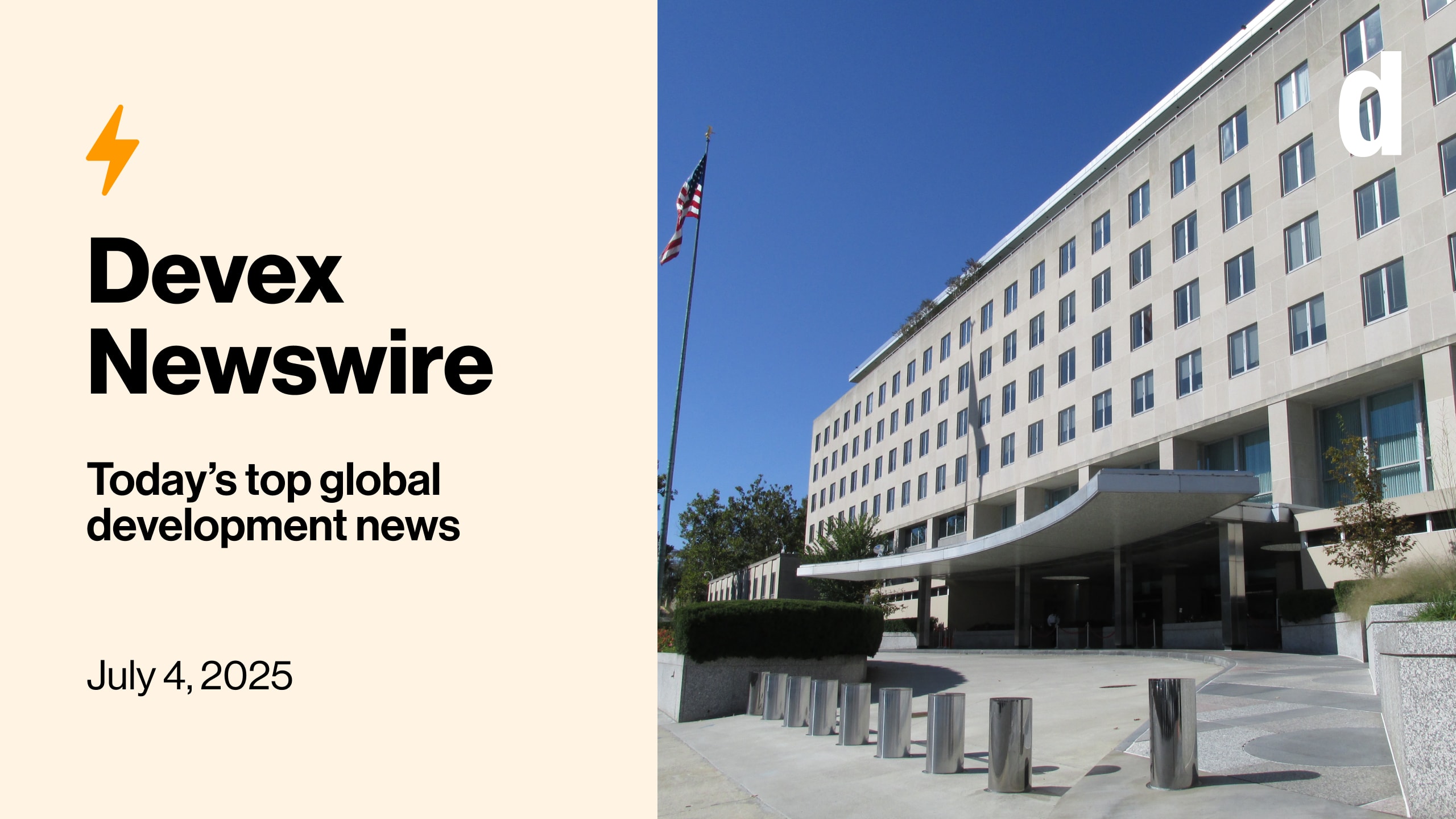 Devex Newswire: Is American soft power about to lose more manpower?