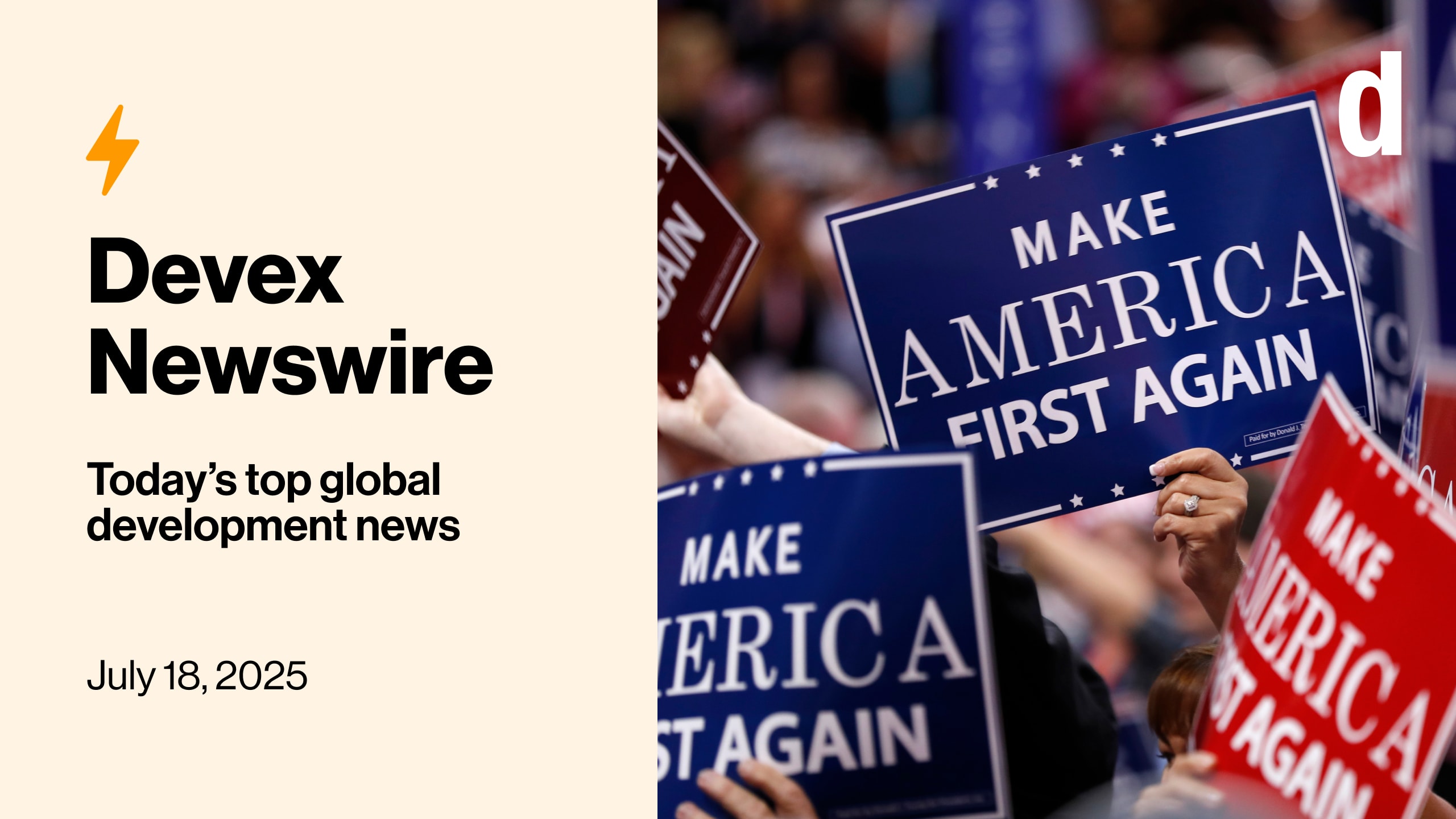 Devex Newswire: To save foreign aid, start with Republicans