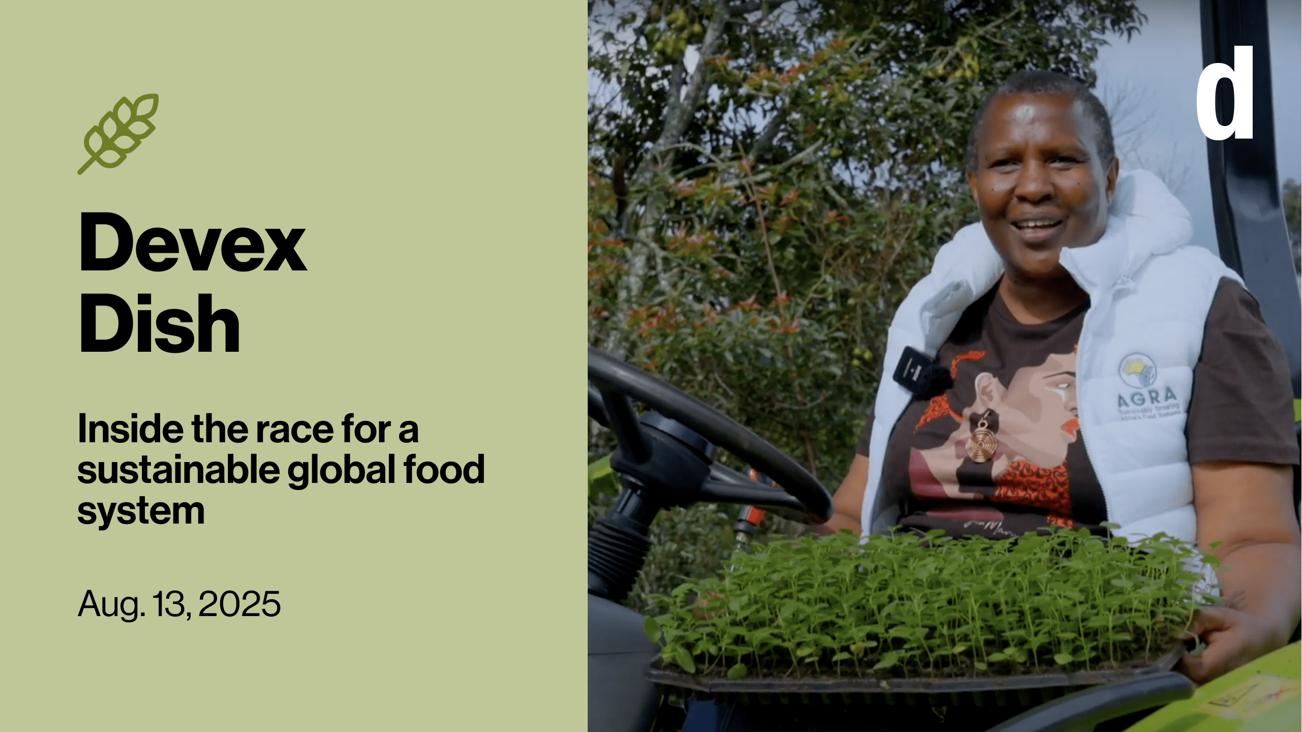 Devex Dish: AGRA enters a new era with Alice Ruhweza at the helm