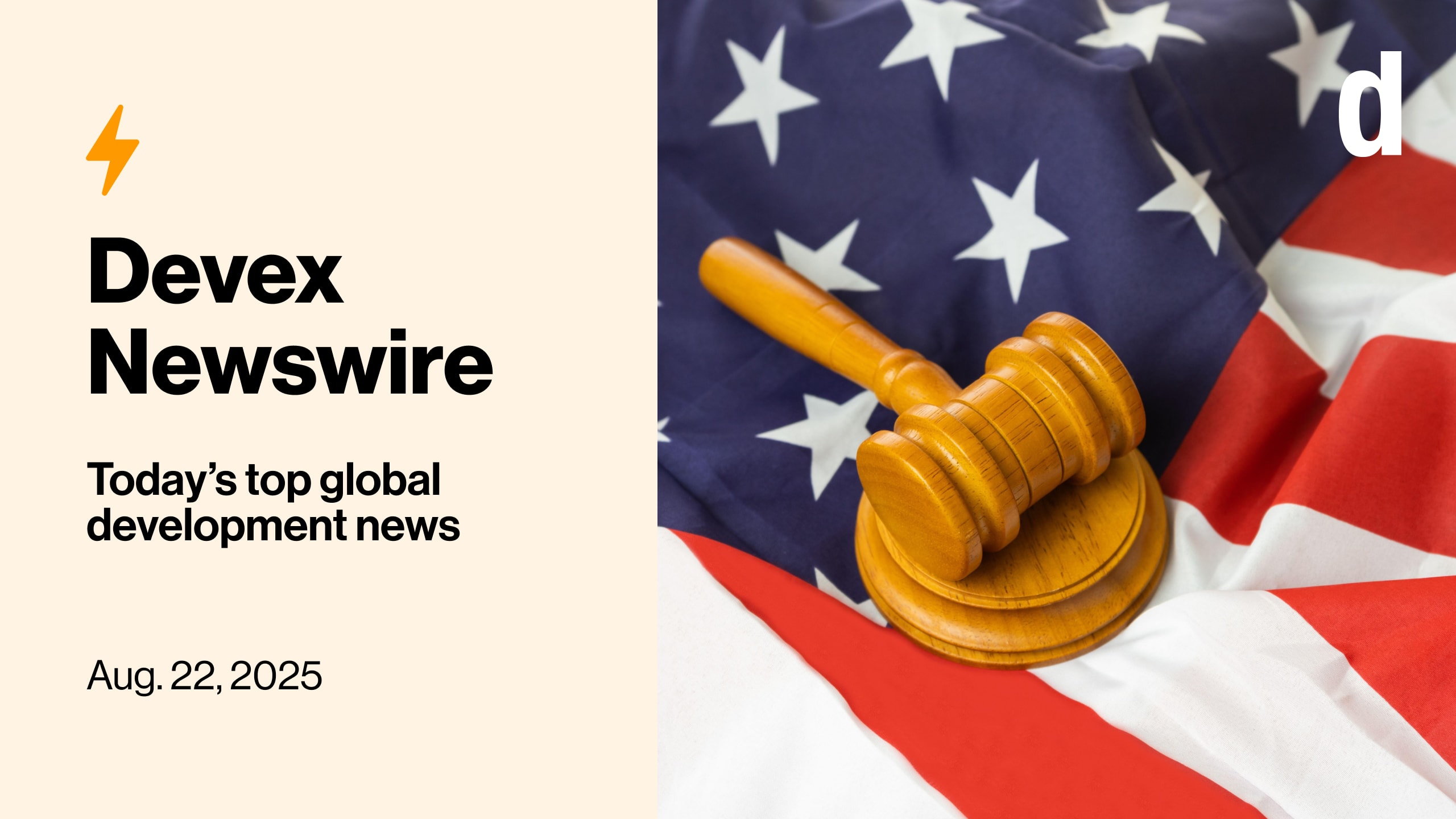 Devex Newswire: Trio of tiny aid agencies put up a fight against Trump
