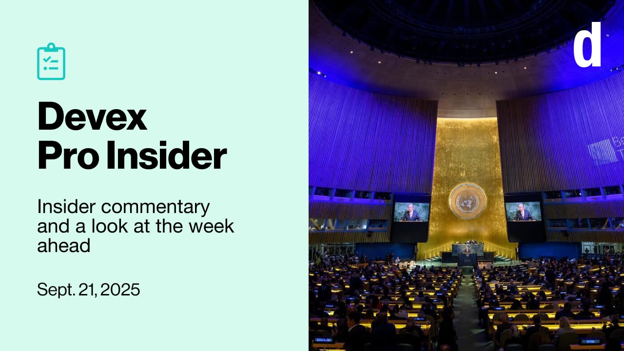Devex Pro Insider: Are you ready for UNGA? We are